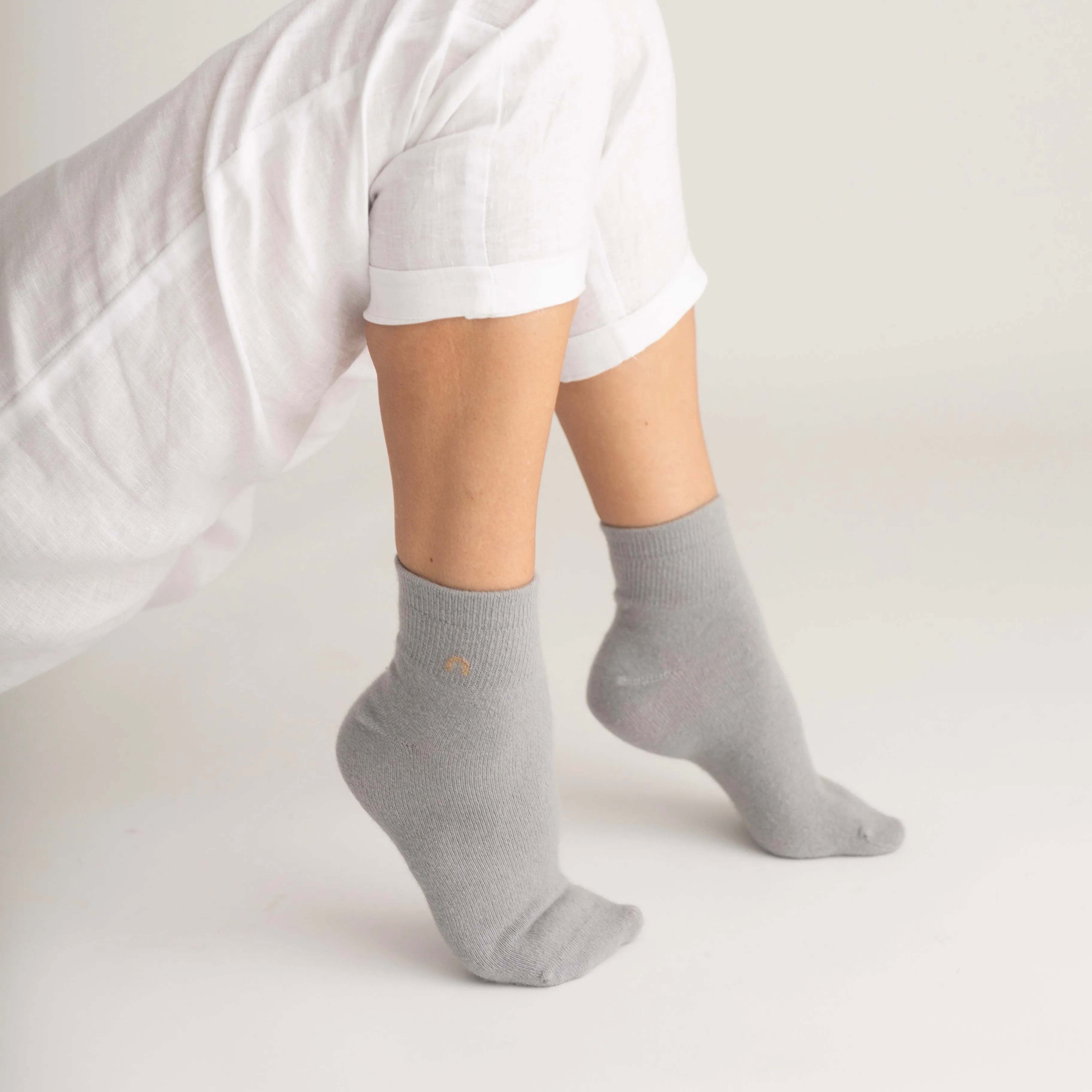 Possum Merino Wool NAPIER Socks, Harbour Mist