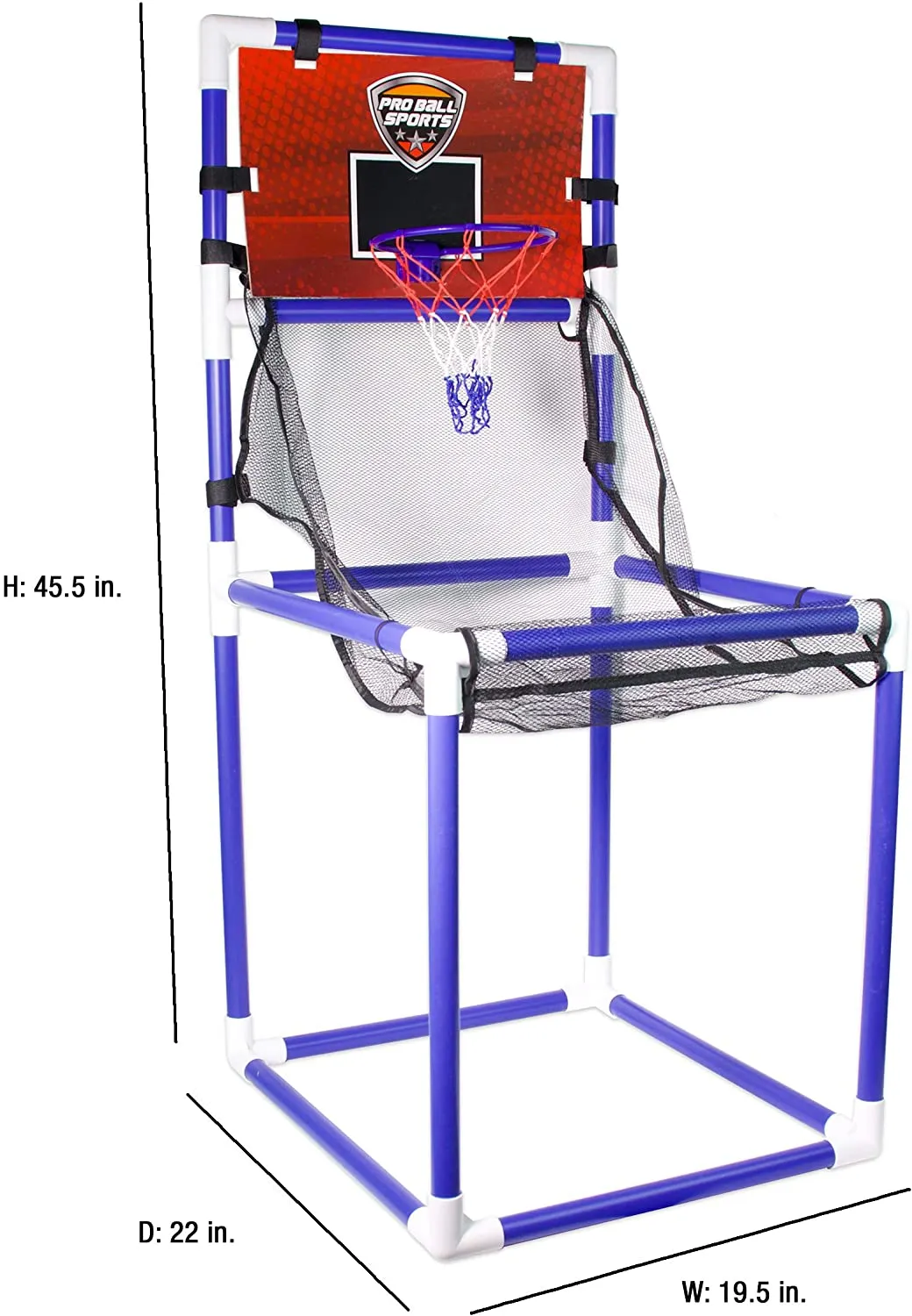 Pro Ball Mini Air Slam Basketball Hoop Arcade for Kids, Adjustable Height