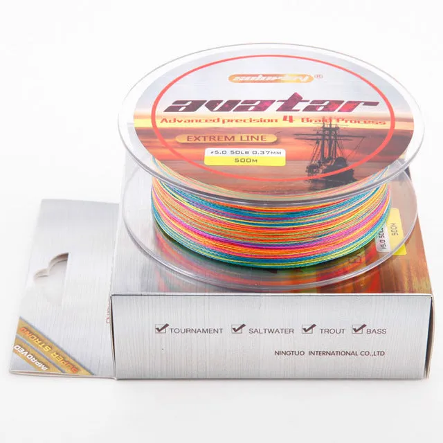 Promotion!!! SOLOPLAY 500m 10LB - 80LB Braided Fishing Line PE Strong Multifilament Fishing Line Carp Japan PE Line