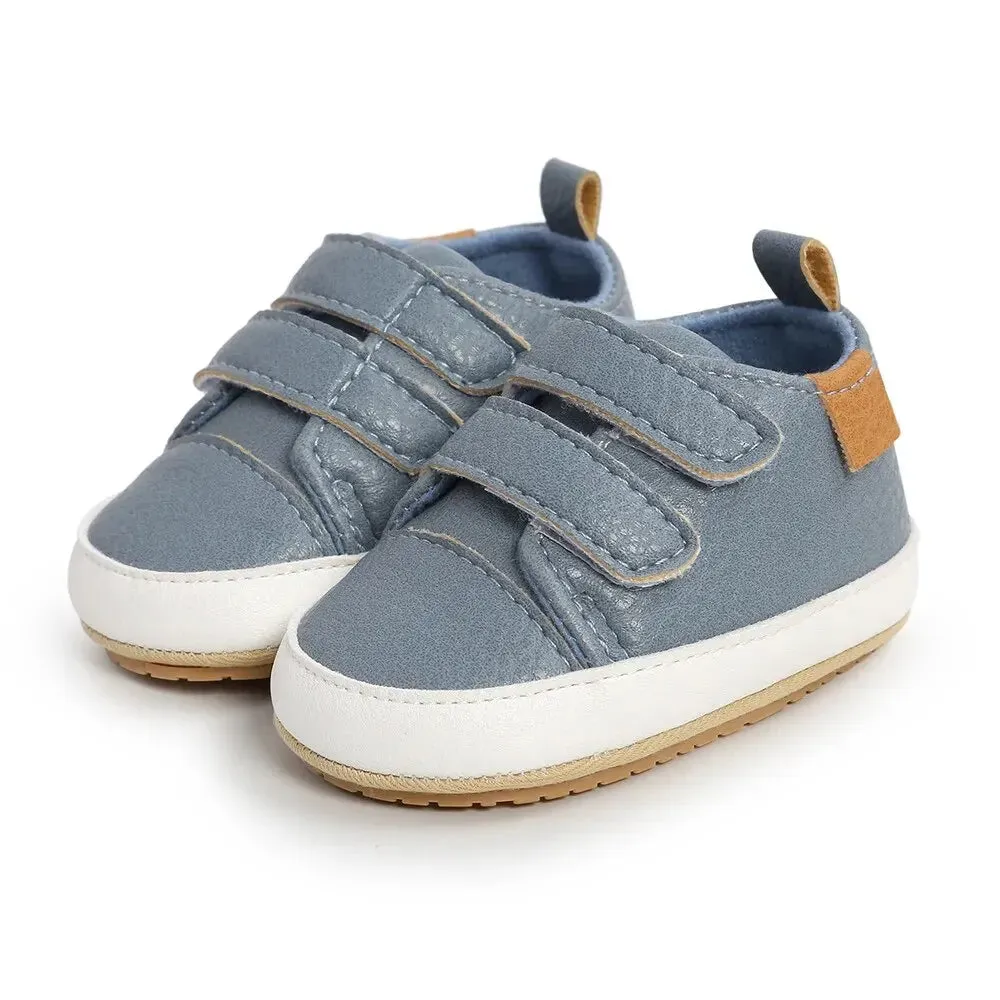 PU Leather Causal Non-slip Soft Sole Baby Shoes