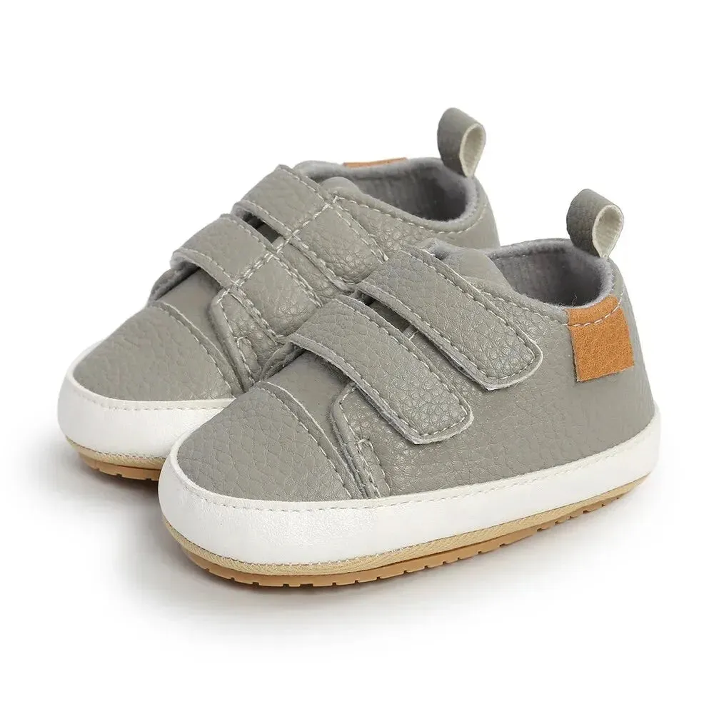 PU Leather Causal Non-slip Soft Sole Baby Shoes