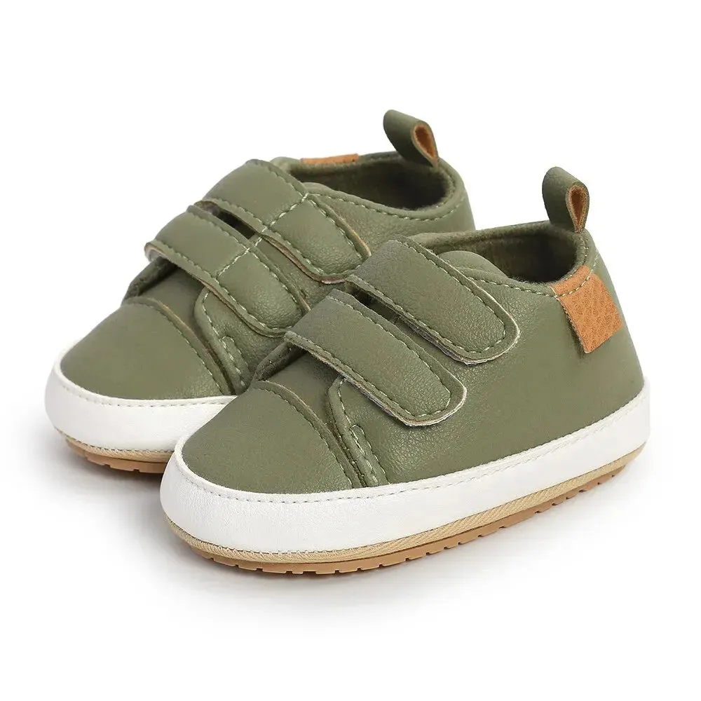 PU Leather Causal Non-slip Soft Sole Baby Shoes