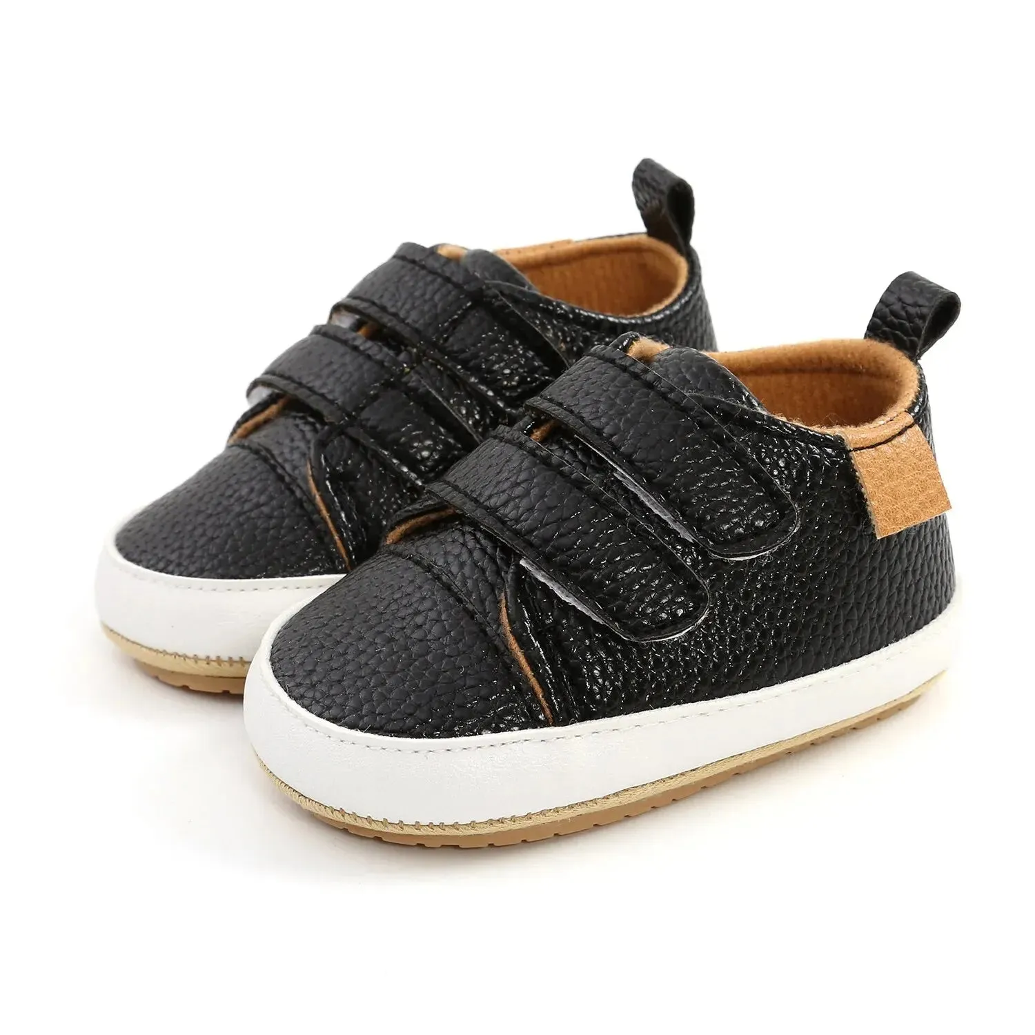 PU Leather Causal Non-slip Soft Sole Baby Shoes