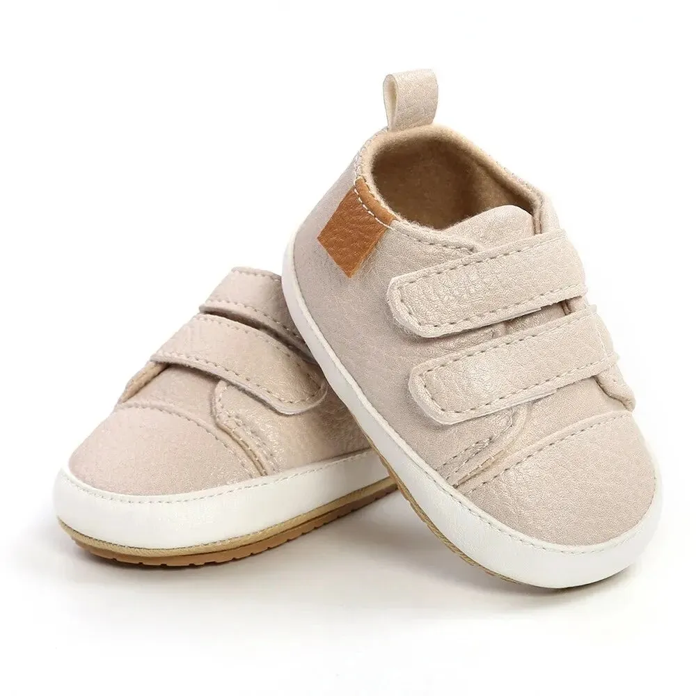 PU Leather Causal Non-slip Soft Sole Baby Shoes