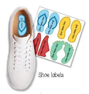 "Ariel (Little mermaid)" shoe waterproof school labels