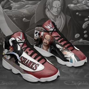 Red Hair Shanks Sneakers Custom Anime OP Shoes