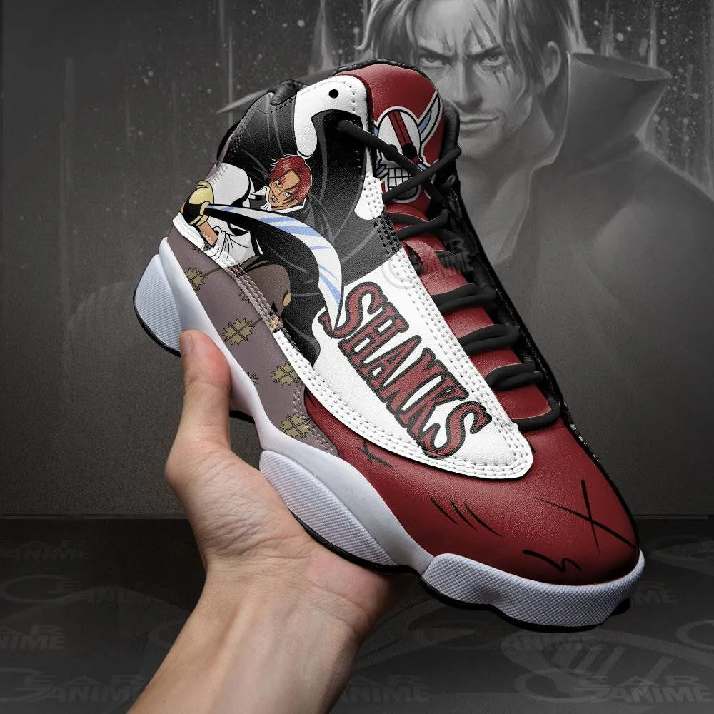 Red Hair Shanks Sneakers Custom Anime OP Shoes