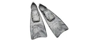 RIFFE KICKS RUBBER SWIM FINS - STORM GREY / BLACK SWIRL