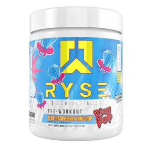 RYSE Pre-Workout - Element Series, Blue Raspberry Ring Pop - 313 grams