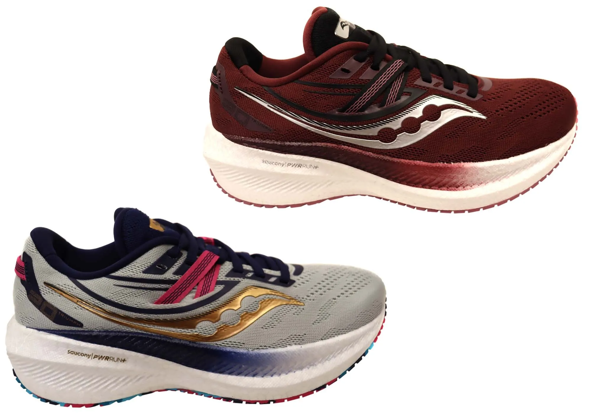 Saucony Womens Triumph 20 Comfortable Athletic Running Shoes