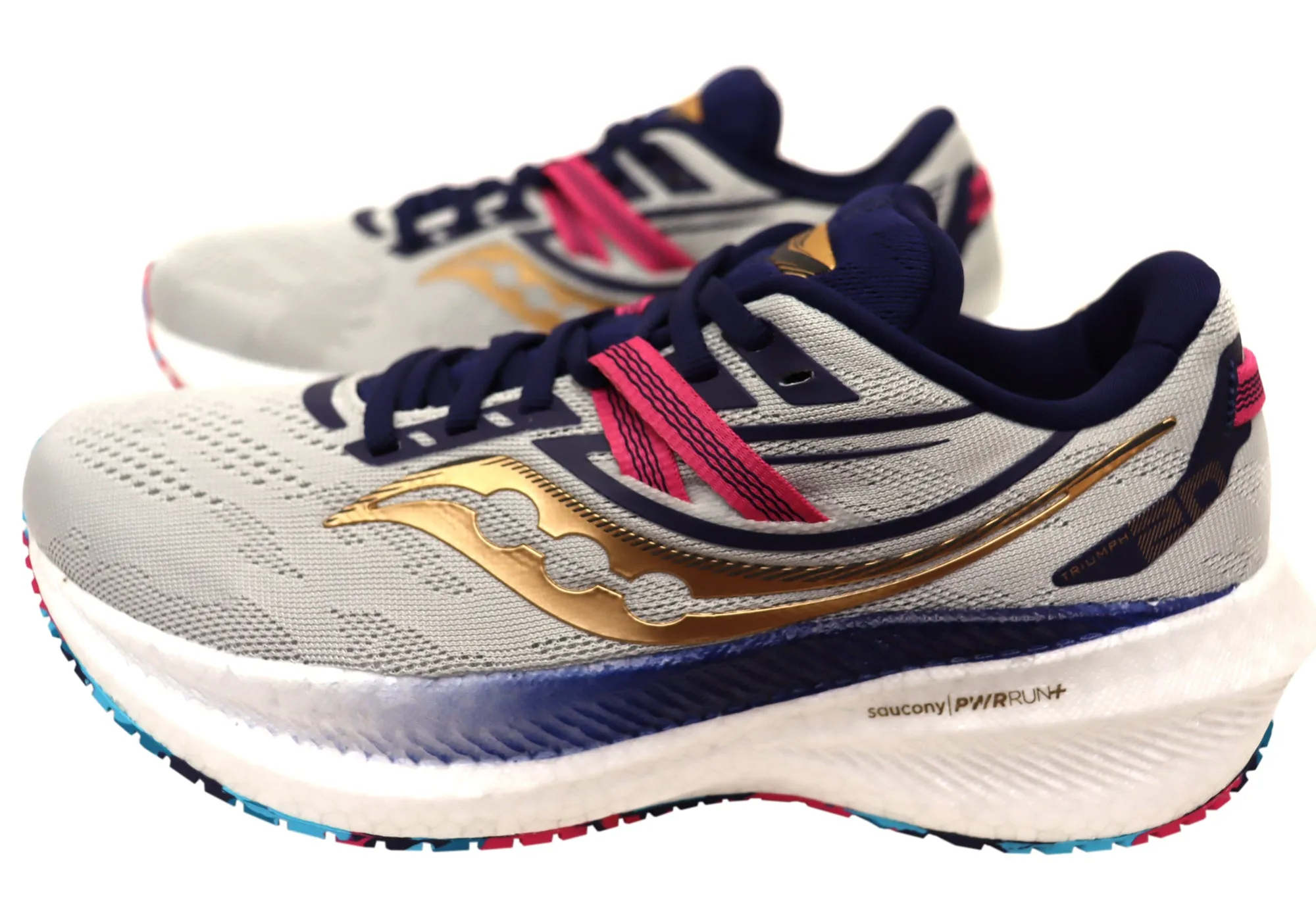 Saucony Womens Triumph 20 Comfortable Athletic Running Shoes