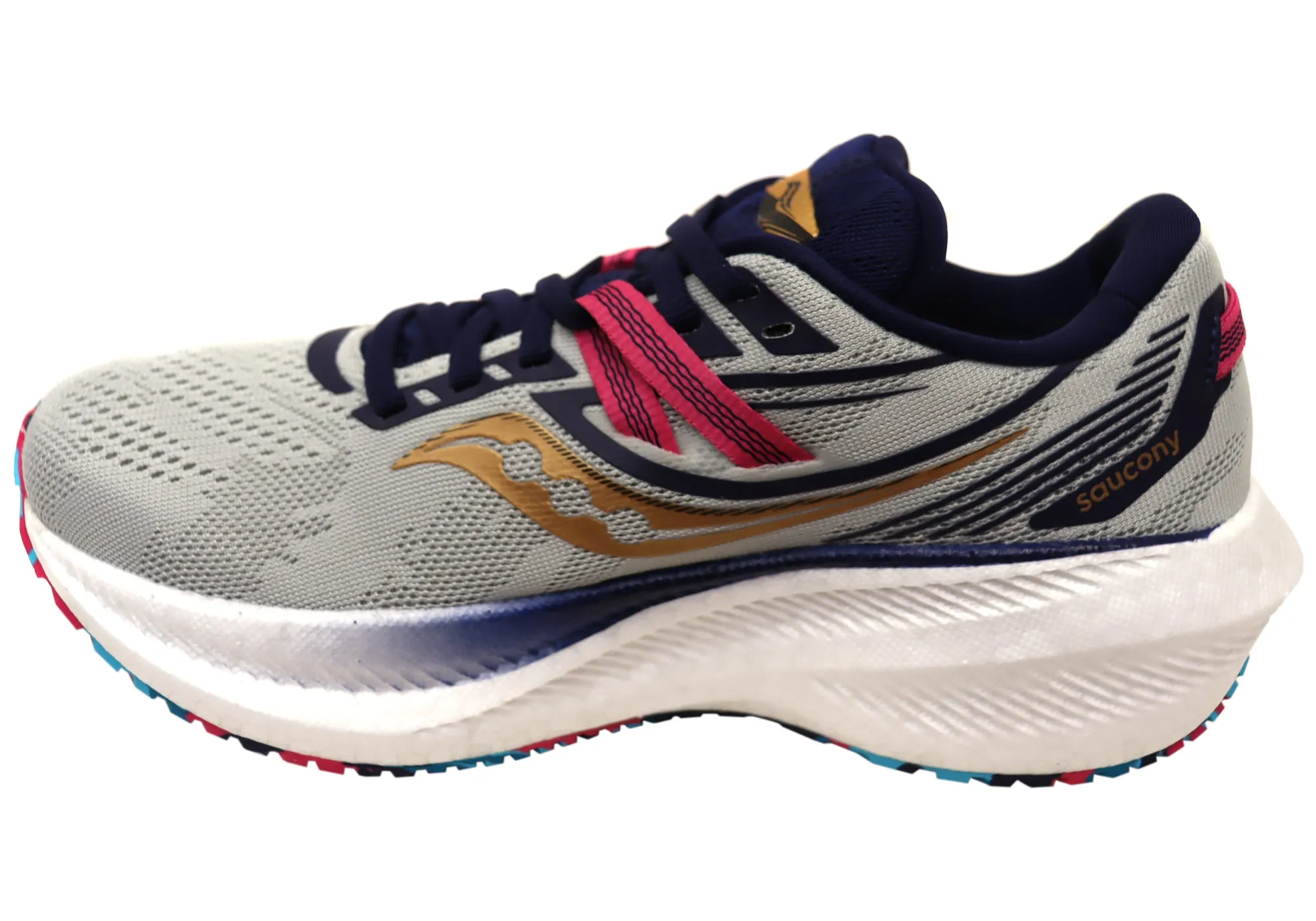 Saucony Womens Triumph 20 Comfortable Athletic Running Shoes