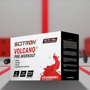 Scitron Volcano Pre-Workout - (Cranberry)