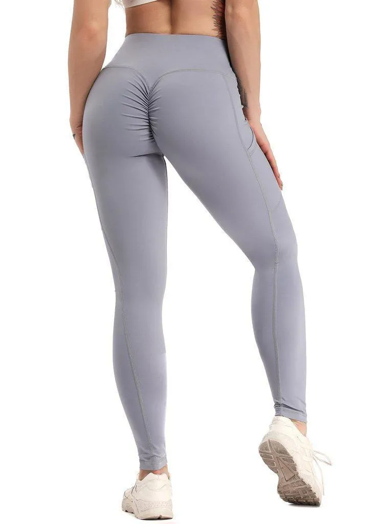 SEASUM Scrunch Butt Leggings with Pockets