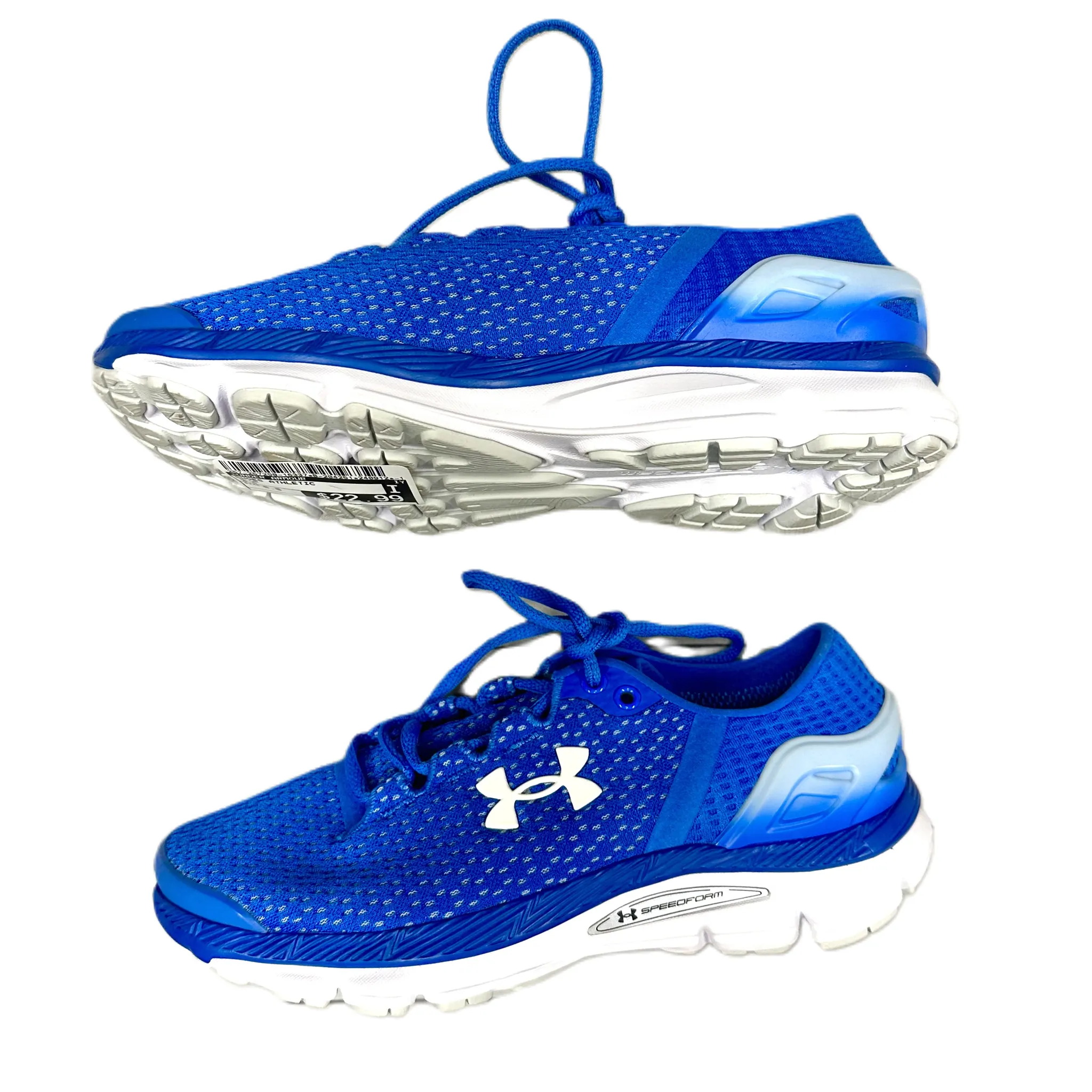 Shoes Athletic By Under Armour In Blue, Size: 6.5