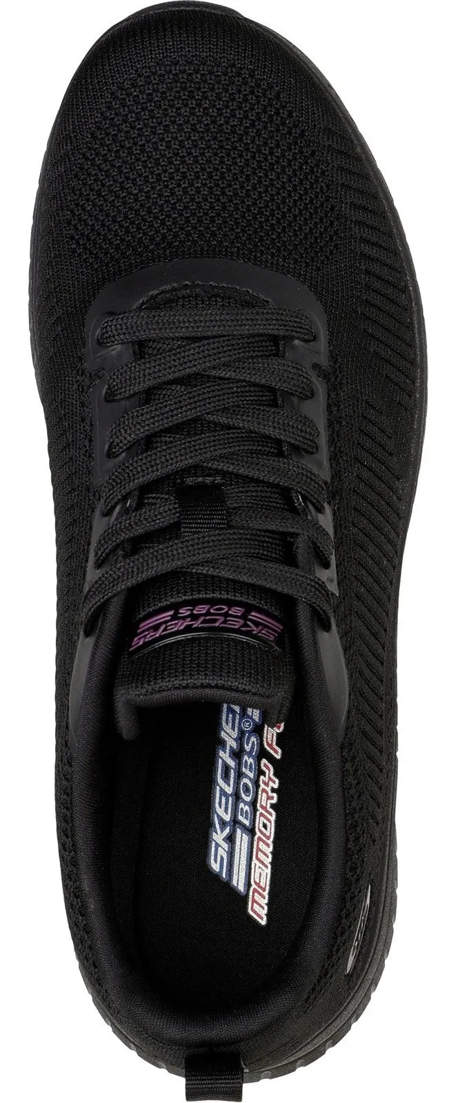 Skechers 117209 Bobs Squad Chaos Face Off Womens Lace Up Trainer