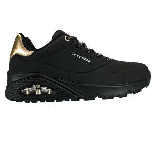 Skechers UNO Shimmer Away Black Ladies Sneaker