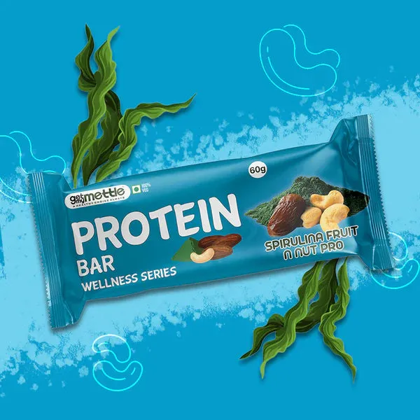 Spirulina Fruit n Nut Pro Protein Bar Pack of 6