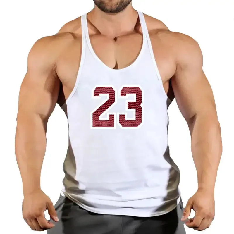 Sport Brand Vest Muscle Gym Mens Back Tank Top Sleeveless Stringer