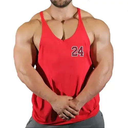 Sport Brand Vest Muscle Gym Mens Back Tank Top Sleeveless Stringer