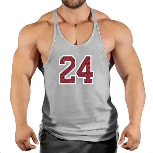 Sport Brand Vest Muscle Gym Mens Back Tank Top Sleeveless Stringer