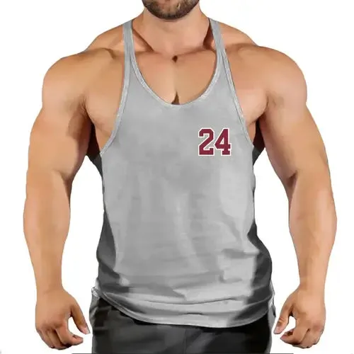 Sport Brand Vest Muscle Gym Mens Back Tank Top Sleeveless Stringer