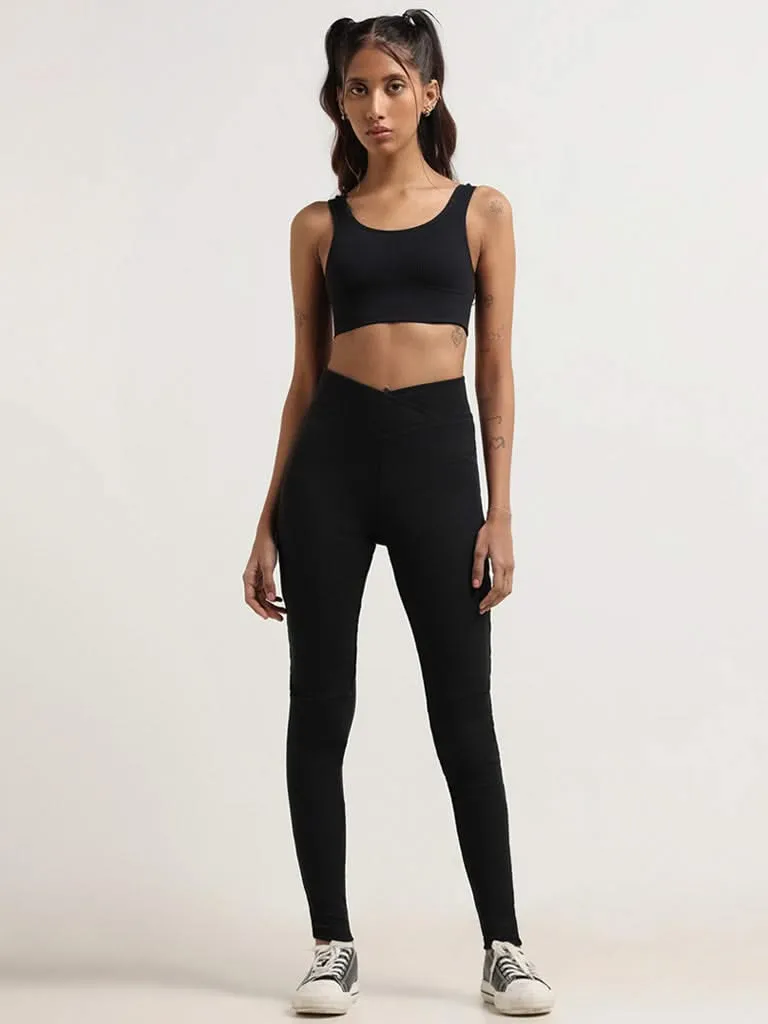 Superstar Black High Waisted Leggings