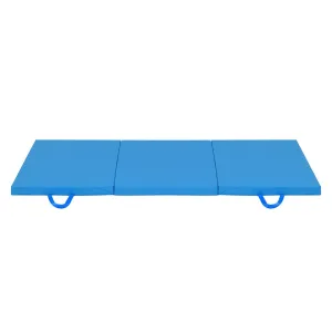 Tri-Fold Exercise Mat 5cm Thick - Blue