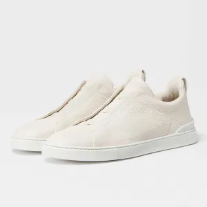 Triple Stitch Deerskin Sneaker