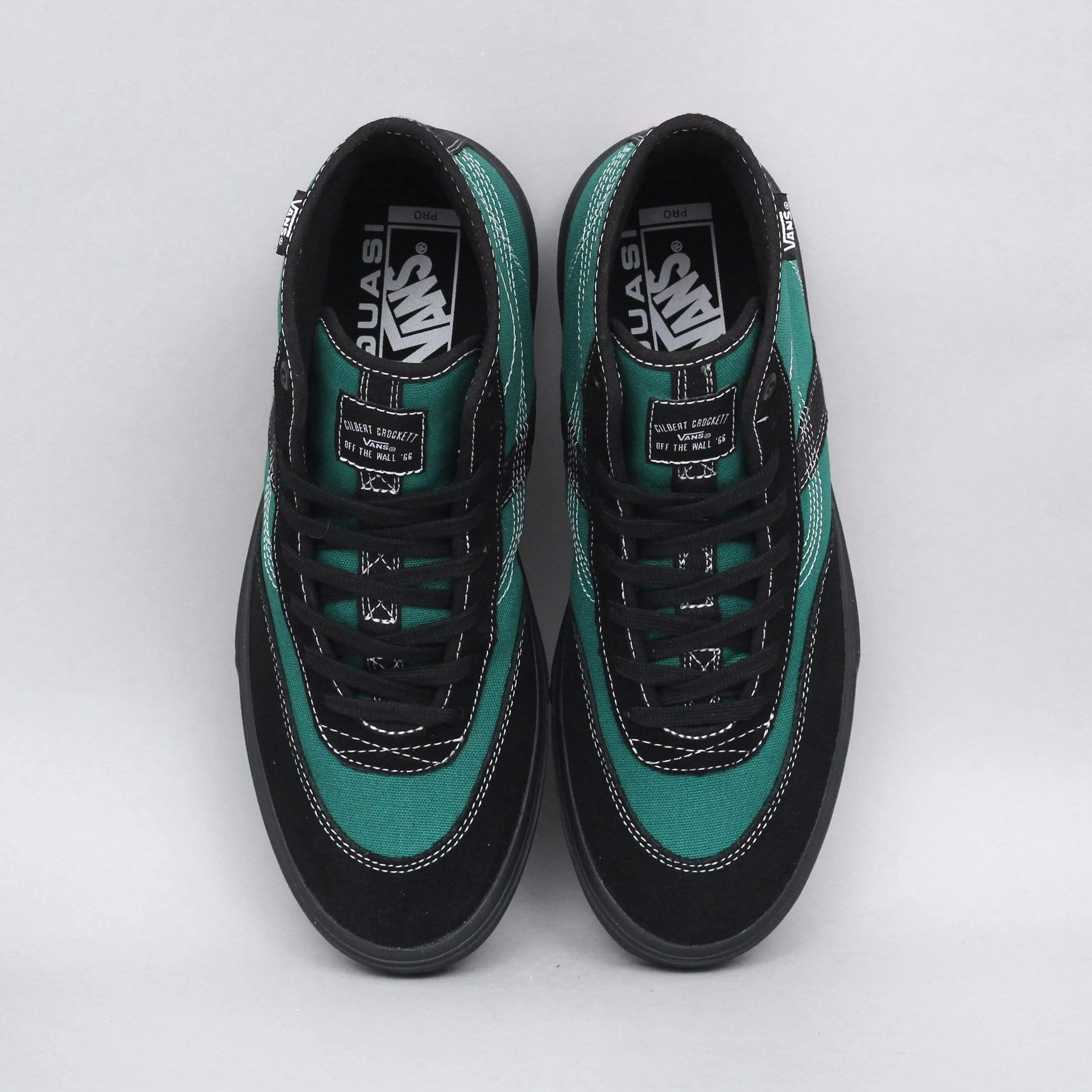 Vans Crockett High Pro Shoes (Quasi) Antique Green / Black