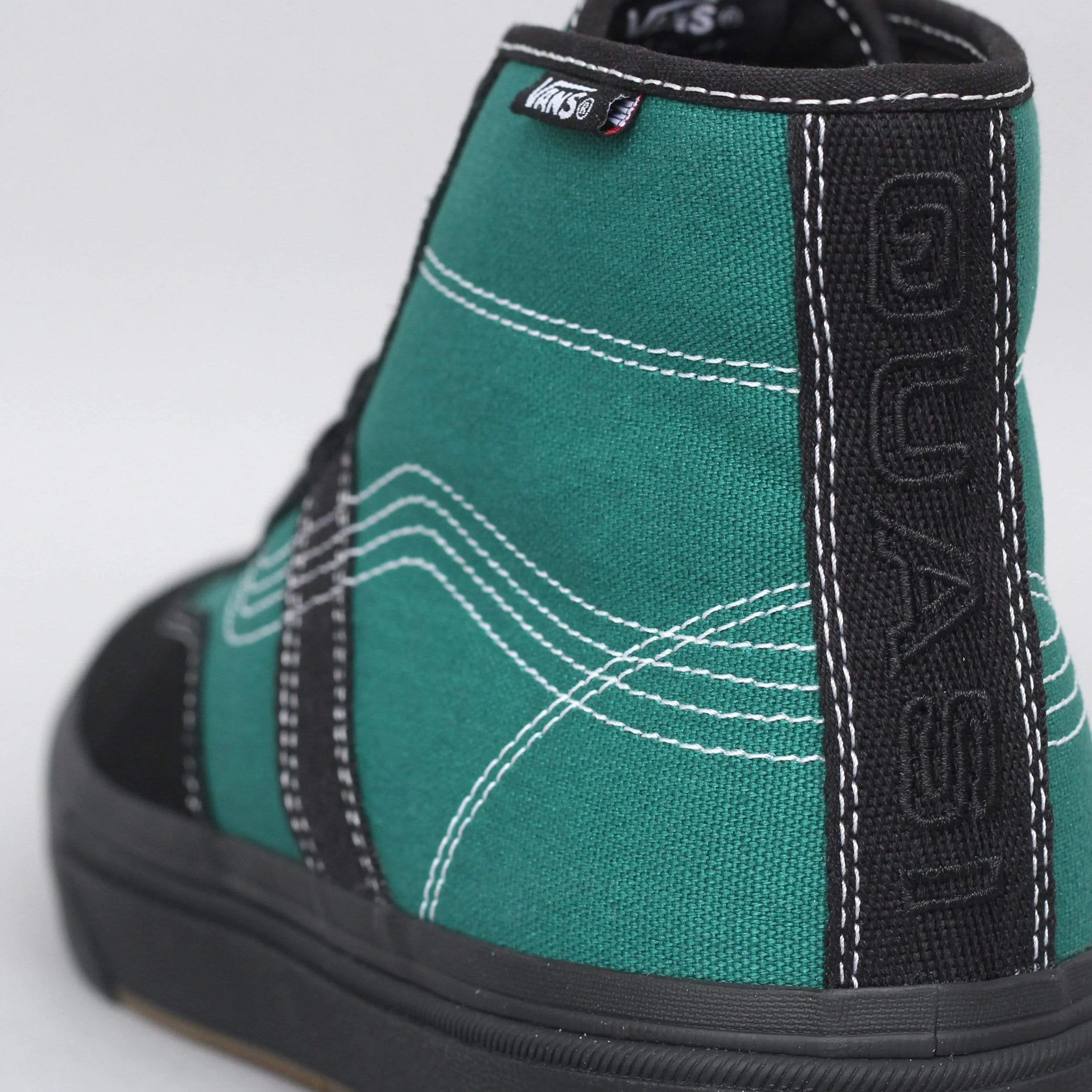 Vans Crockett High Pro Shoes (Quasi) Antique Green / Black