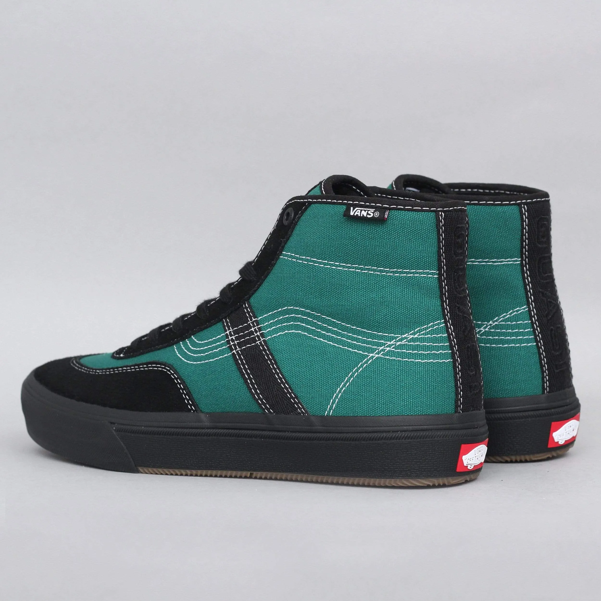 Vans Crockett High Pro Shoes (Quasi) Antique Green / Black