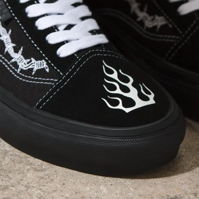 Vans Elijah Berle Skate Old Skool Skateboard Shoe - Black/Black