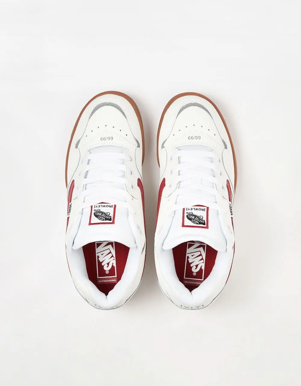 Vans Rowley XLT Skate Shoes - Red/White/Gum