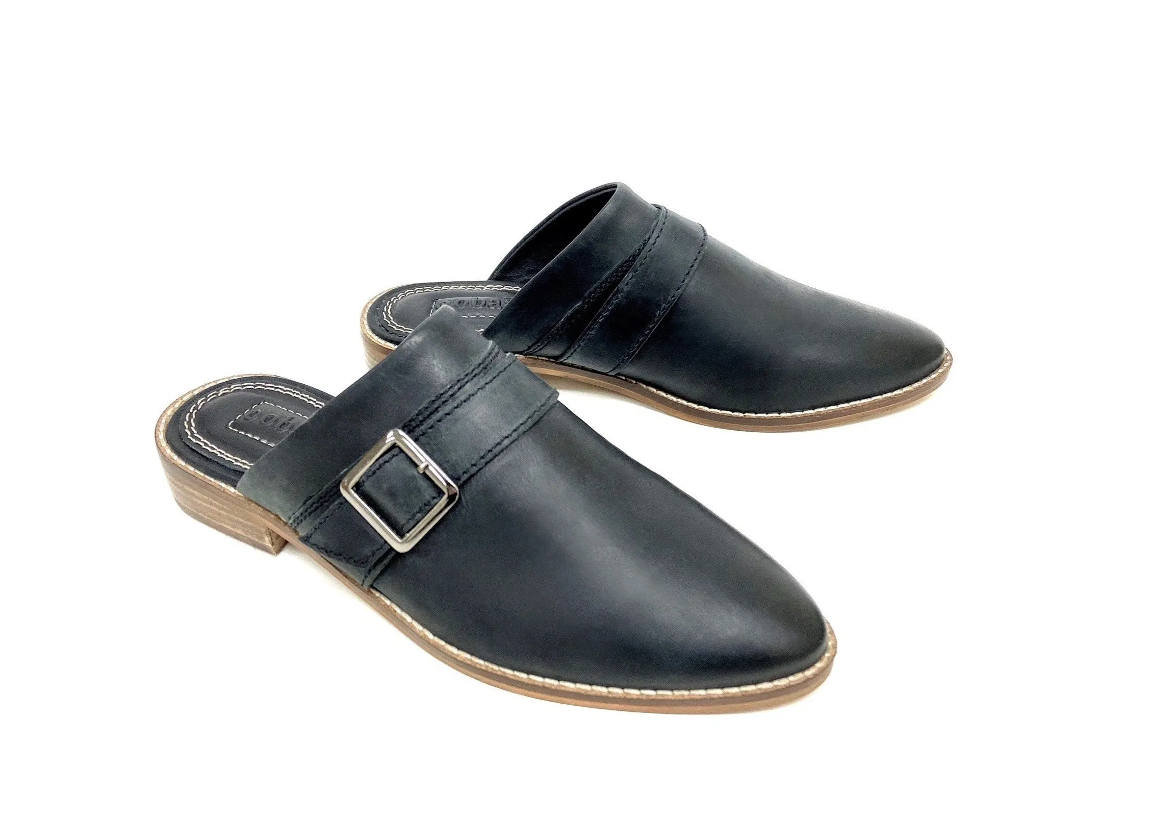 Veronica Black Vintage Mule