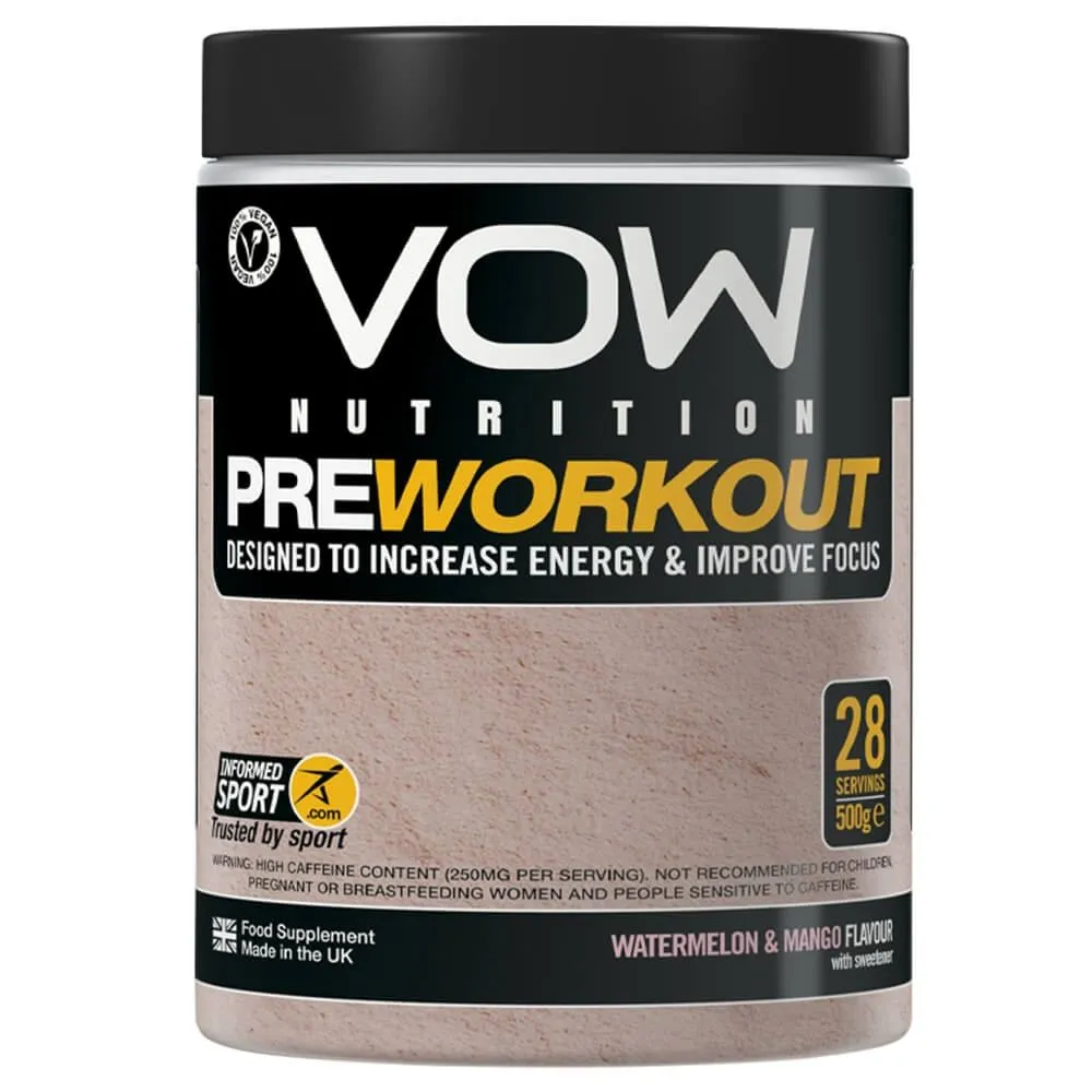 Vow Nutrition Pre Workout