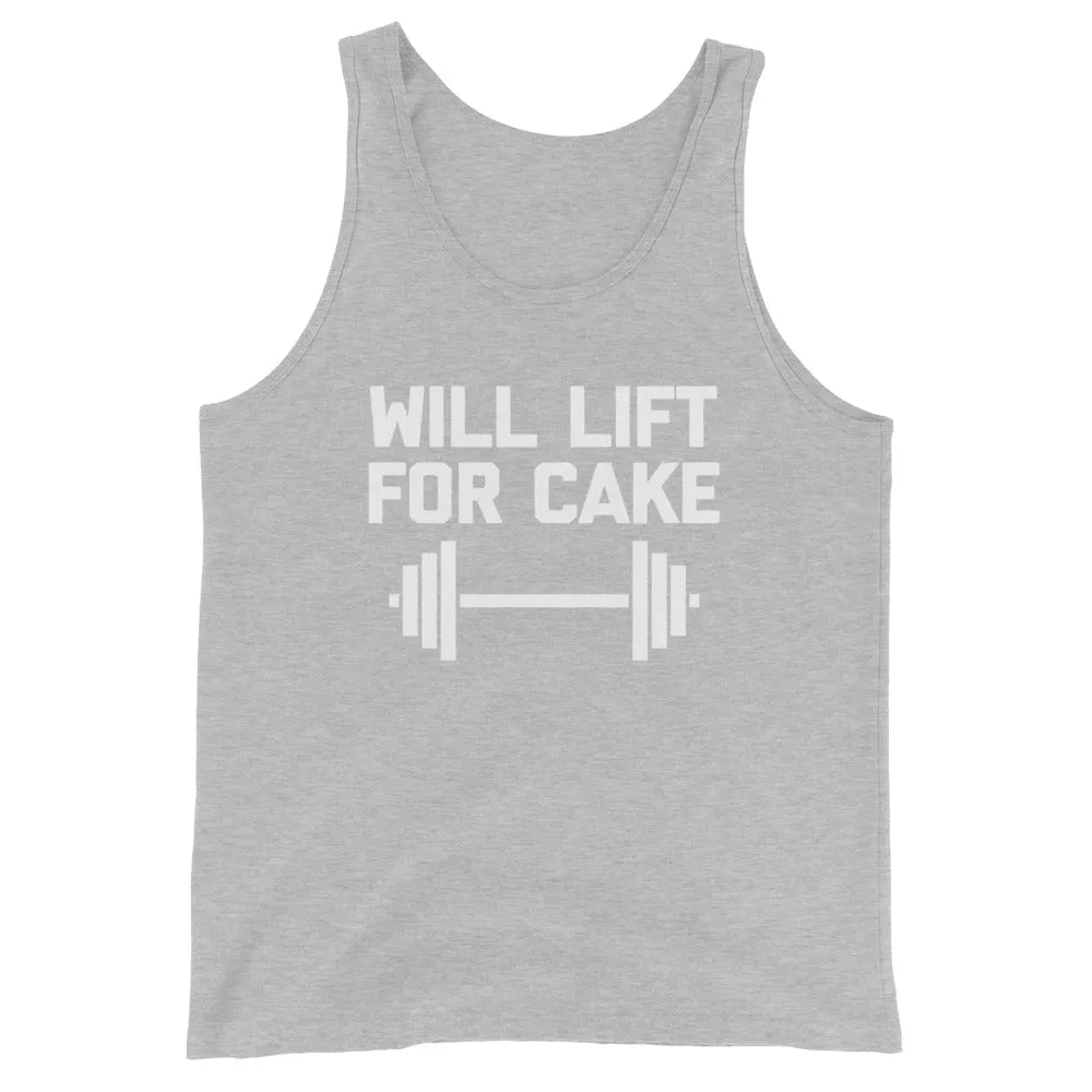 Will Lift For Cake Tank Top (Unisex)