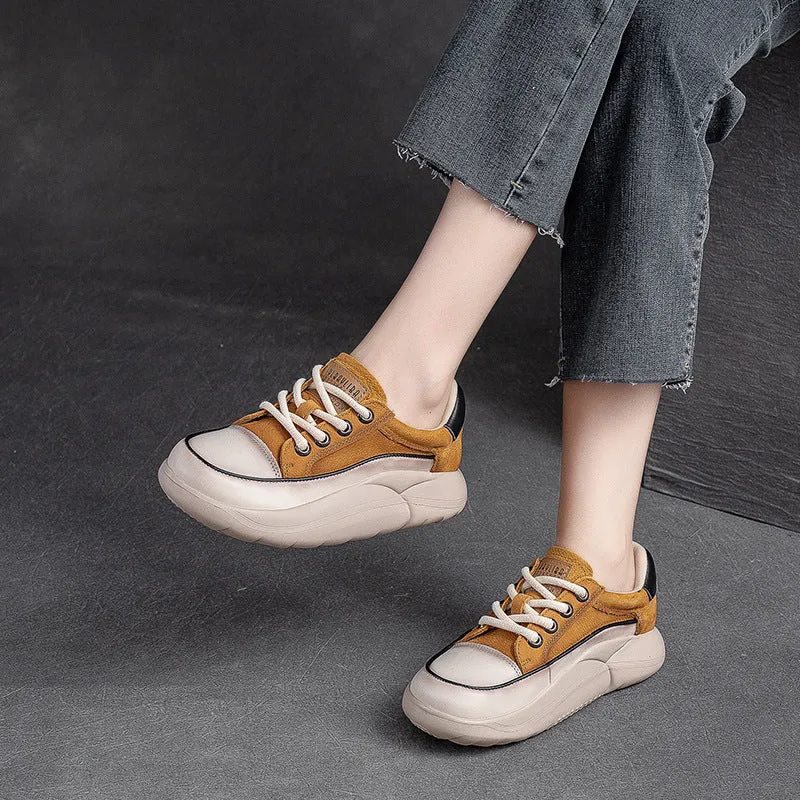 Women Leisure Stylish Leather Casual Shoes