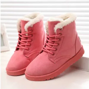 Women's Winter Fur-Lined Snow Boots