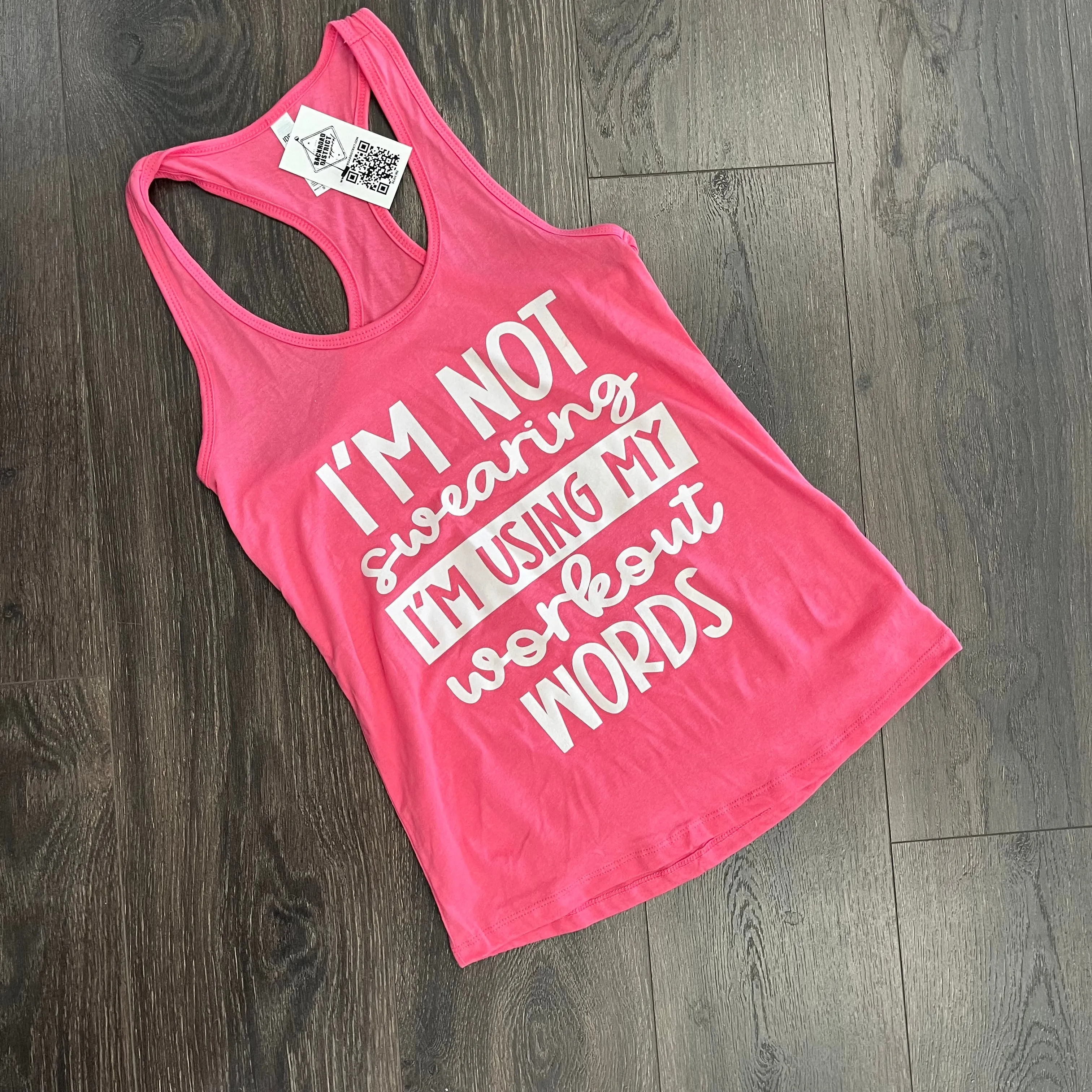 Workout Words Graphic Tank