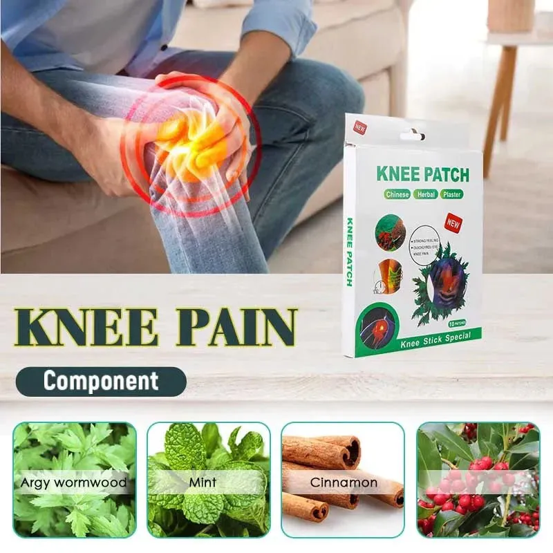 Wormwood Knee Pain Relief Patches