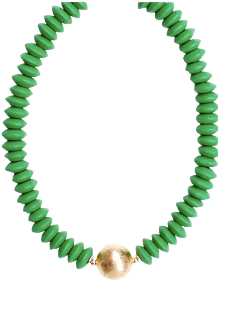 Yara Bead Choker-Green