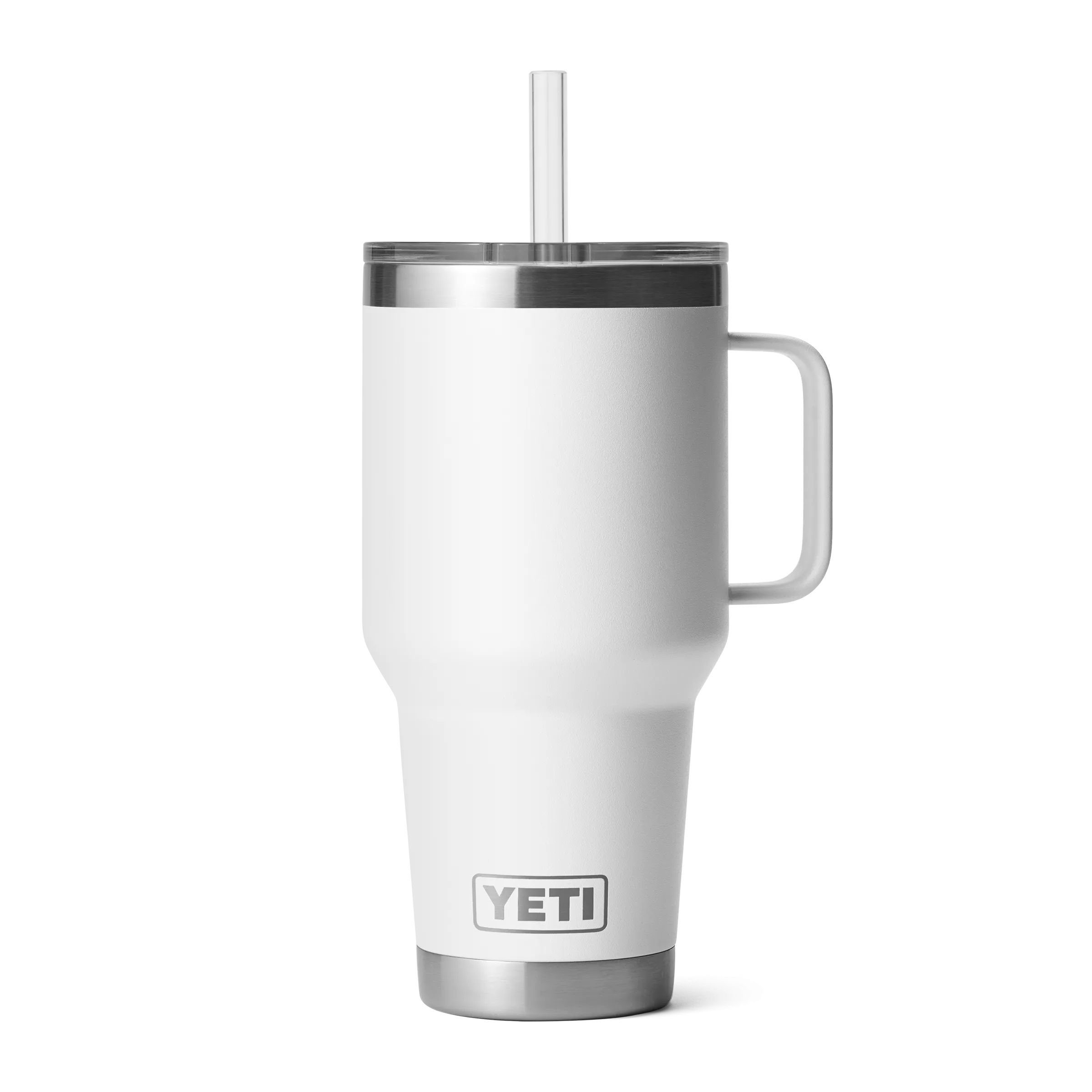 Yeti Rambler 35oz Mug With Straw Lid - White