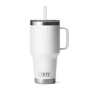 Yeti Rambler 35oz Mug With Straw Lid - White