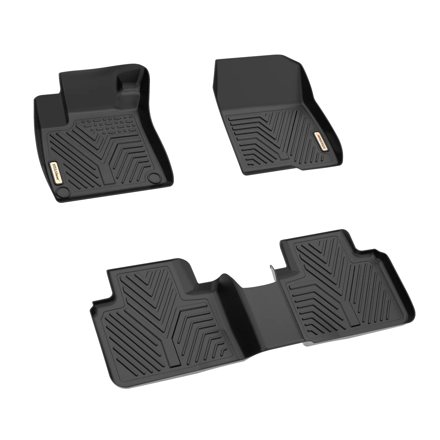 YITAMOTOR® Floor Mats For 2018-2022 Honda Accord, 1st & 2nd Row All Weather Protection