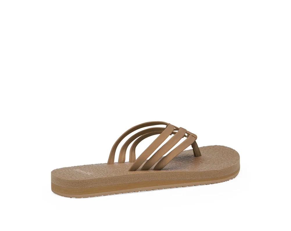 Yoga Sandy in Tobacco Brown by Sanuk